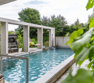 Moderner Naturpool